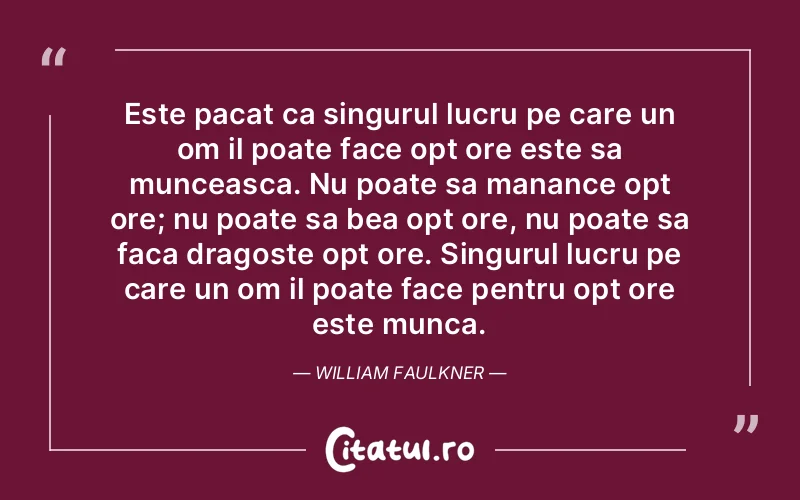 Este pacat ca singurul lucru pe care un om il poat...