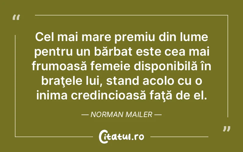 Cel mai mare premiu din lume pentru un bărbat est...